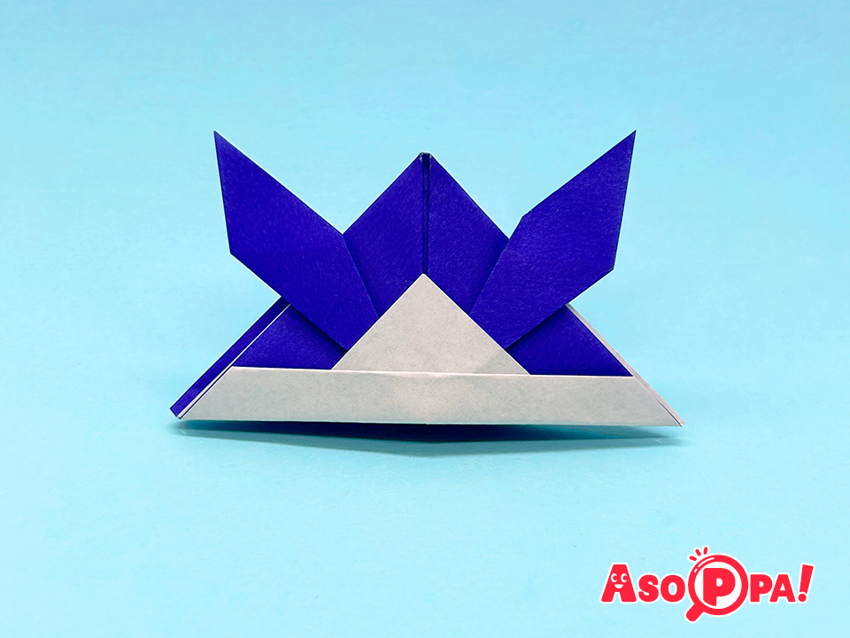 【こどもの日】かぶとＣ-2-折り紙