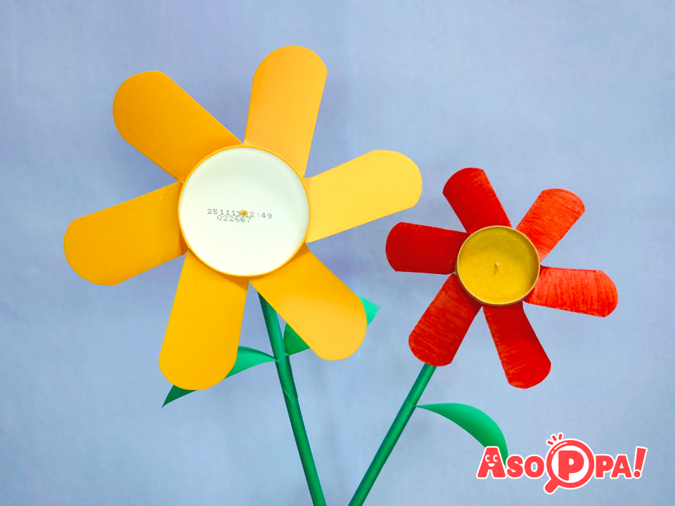春にぴったり！紙コップで作る「お花の風車（かざぐるま）」-工作